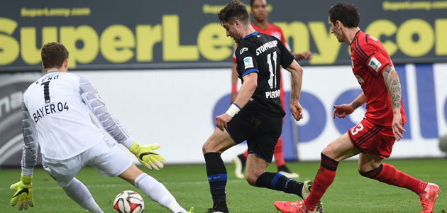 Moritz Stoppelkamp im Spiel SCP - Bayer 04 Leverkusen, 08.03.2015
